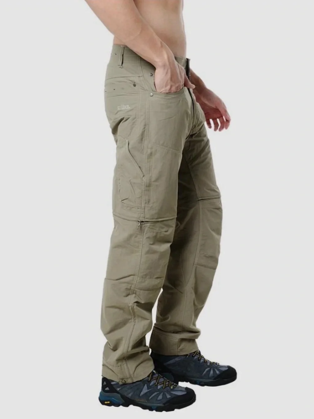 Kuhl Men's Cargo Zip-Off Pants in Olive Drab